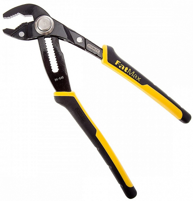 Плоскогубцы переставные сантехнические Stanley FatMax Groove Joint 300 мм 0-84-649 (Black/Yellow) купить в интернет-магазине icover