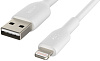 Кабель для iPhone, iPad Belkin Boost Charge USB-A/Lightning 1m CAA001bt1MWH (White) купить в интернет-магазине icover
