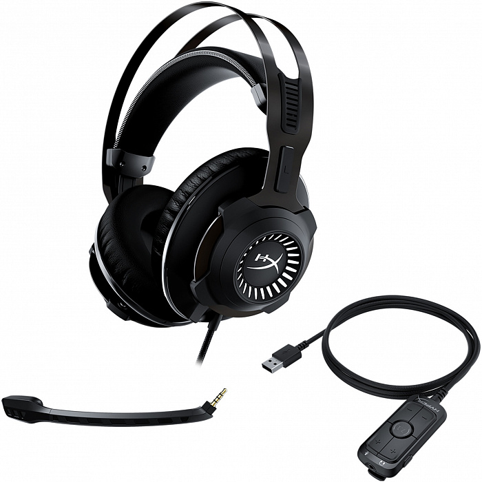 Игровая гарнитура HyperX Cloud Revolver 7.1 HHSR1-AH-GM/G (Gun Metal) купить в интернет-магазине icover