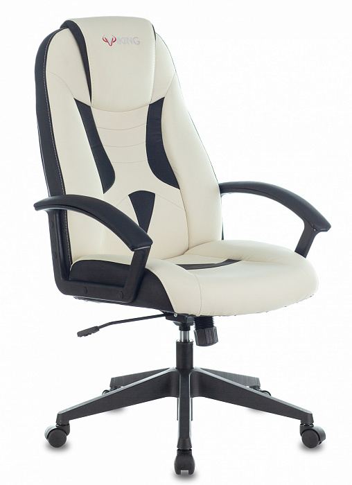 Игровое кресло Бюрократ VIKING-8 (White/Black) купить в интернет-магазине icover