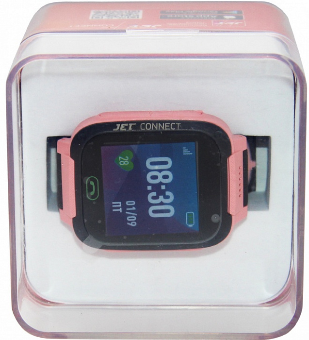 Детские умные часы Jet Kid Connect (Pink) купить в интернет-магазине icover