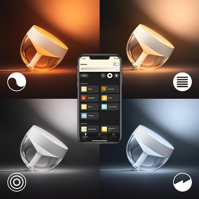 Умный светильник Philips Hue Iris gen4 929002376301 (Rose) купить в интернет-магазине icover