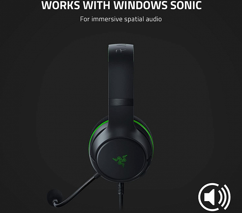 Игровая гарнитура Razer Kaira X (RZ04-03970100-R3M1) для Xbox Series X/S (Black) купить в интернет-магазине icover