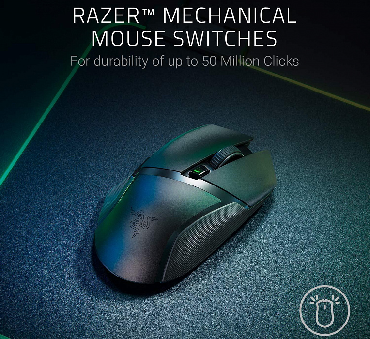 Игровая мышь Razer Basilisk X HyperSpeed RZ01-03150100-R3G1 (Black) купить в интернет-магазине icover