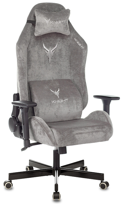 Игровое кресло Бюрократ Knight N1 Fabric (Grey) купить в интернет-магазине icover