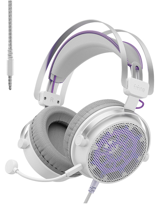Наушники мониторные Fifine H18 Gaming Headsets (White) купить в интернет-магазине icover