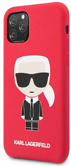 Чехол Karl Lagerfeld Liquid Iconic (KLHCN58SLFKRE) для iPhone 11 Pro (Red)