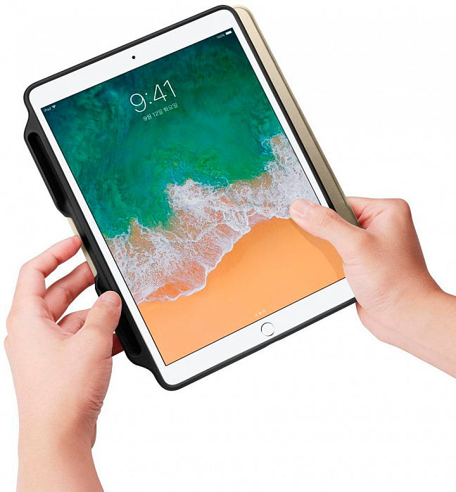 Чехол Spigen Smart Fold 2 (053CS23993) для iPad 9.7" (Gold) купить в интернет-магазине icover