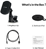 Автомобильный держатель Pitaka MagMount Qi Pro Suction USB-C (Black) купить в интернет-магазине icover