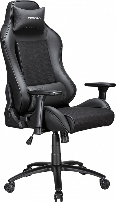 Игровое кресло Tesoro Alphaeon S2 TS-F717 (Black/Mesh) купить в интернет-магазине icover