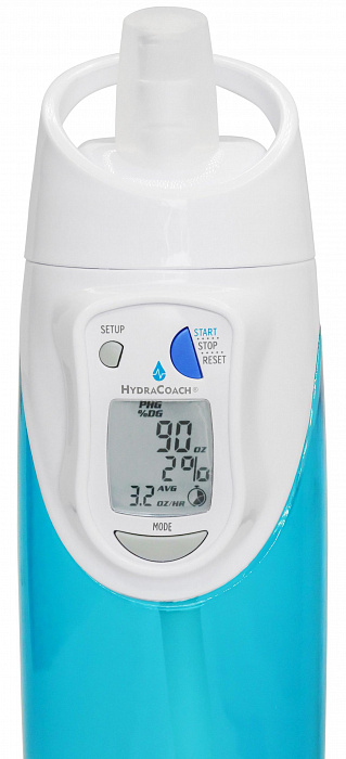 Умная бутылка HydraCoach Intelligent Bottle (Aqua Blue) купить в интернет-магазине icover