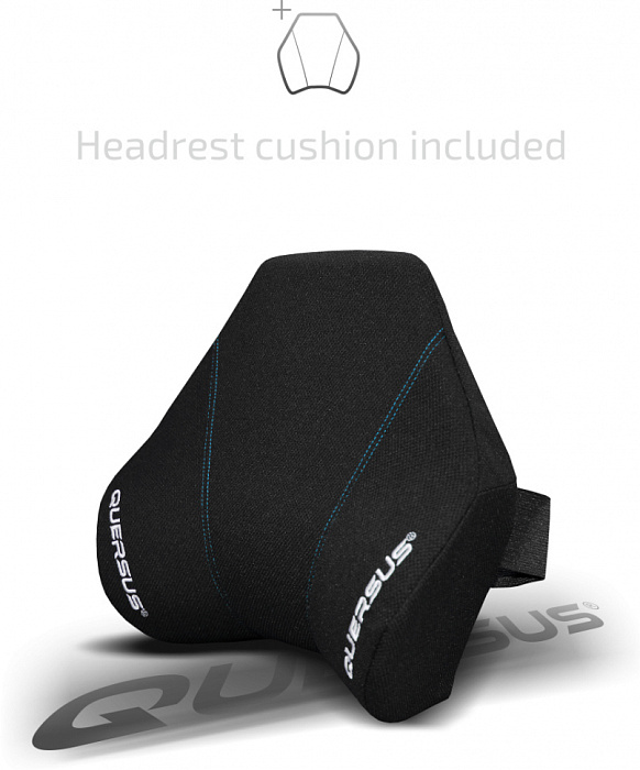 Игровое кресло Quersus Geos G701/XB (Black/Blue) купить в интернет-магазине icover