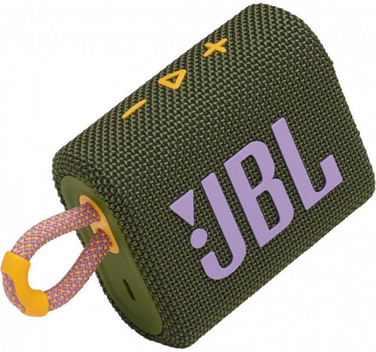 Портативная акустика JBL Go 3 (Green) купить в интернет-магазине icover