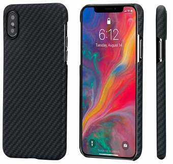 Чехол Pitaka MagCase (KI8001XS) для iPhone XS/X (Black/Grey)