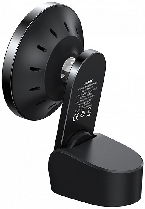 Автомобильный держатель Baseus Big Energy Car Mount Wireless Charger (WXJN-01) для iPhone 12 (Black) купить в интернет-магазине icover