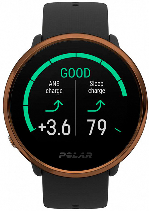 Спортивные часы Polar Ignite M/L 90071063 (Black/Copper) купить в интернет-магазине icover