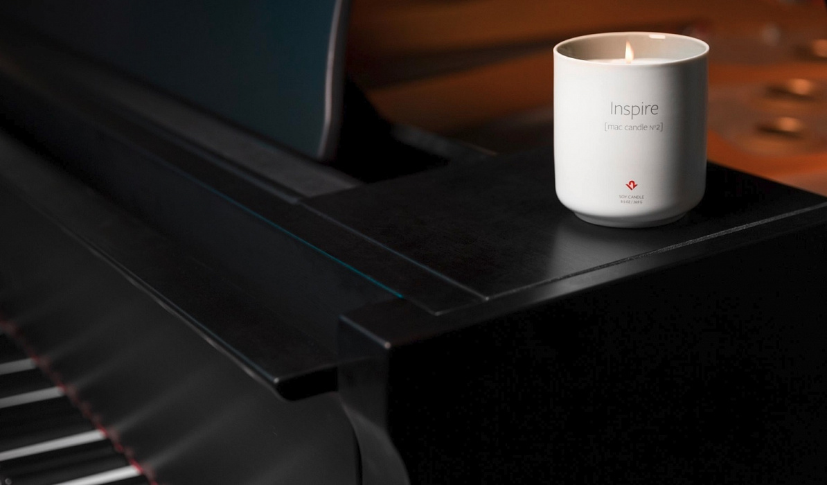 Ароматизированная свеча Twelve South Inspire Mac Candle с запахом нового MacBook (24-1616) купить в интернет-магазине icover