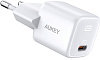 Cетевое зарядное устройство Aukey Omnia Mini 20W PD USB-C PA-B1 (White) купить в интернет-магазине icover