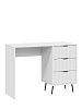 Стол письменный RIDBERG LUGANO 3Я (White/Black) купить в интернет-магазине icover