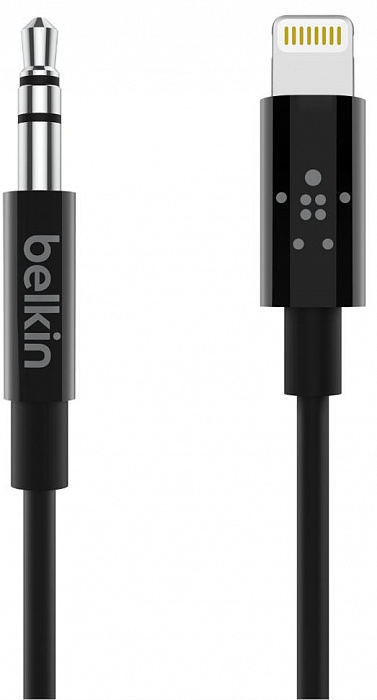 Кабель Belkin 3.5mm/Lightning 0.9m AV10172bt03-BLK (Black) купить в интернет-магазине icover