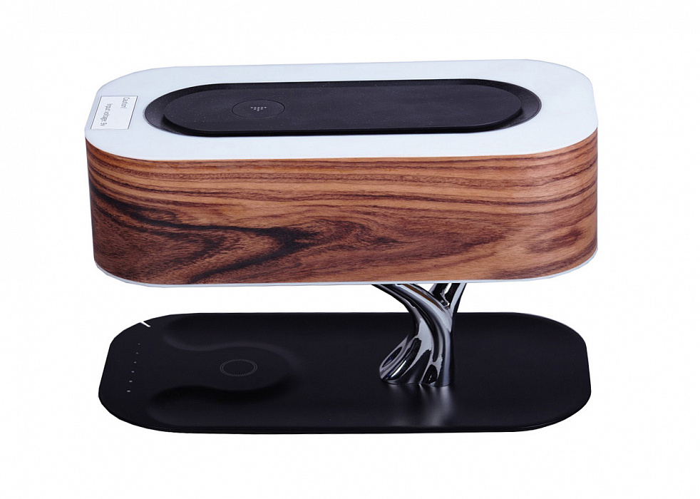 Умный светильник HomeTree Light Of the Tree Special Edition с беспроводной зарядкой и колонкой (YT-M1602-B2S) купить в интернет-магазине icover