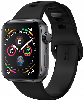 Ремешок Spigen Air Fit (061MP25405) для Apple Watch Series SE/6/2/3/4/5 38/40 mm (Black)