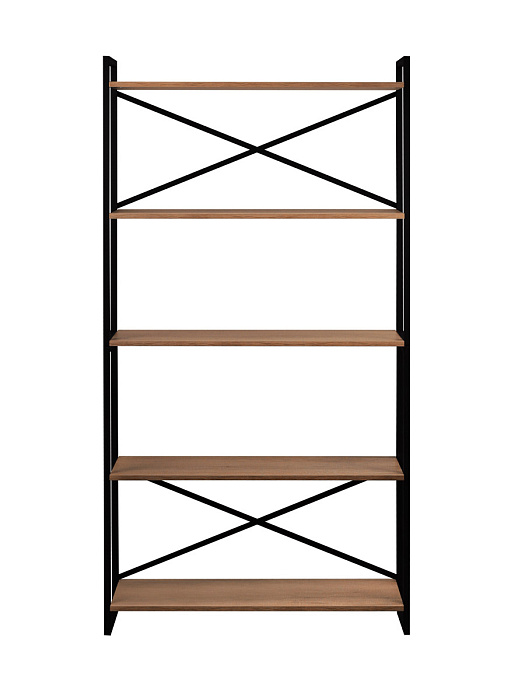 Стеллаж лофт RIDBERG CHICAGO 5 полок (Dark Oak) купить в интернет-магазине icover