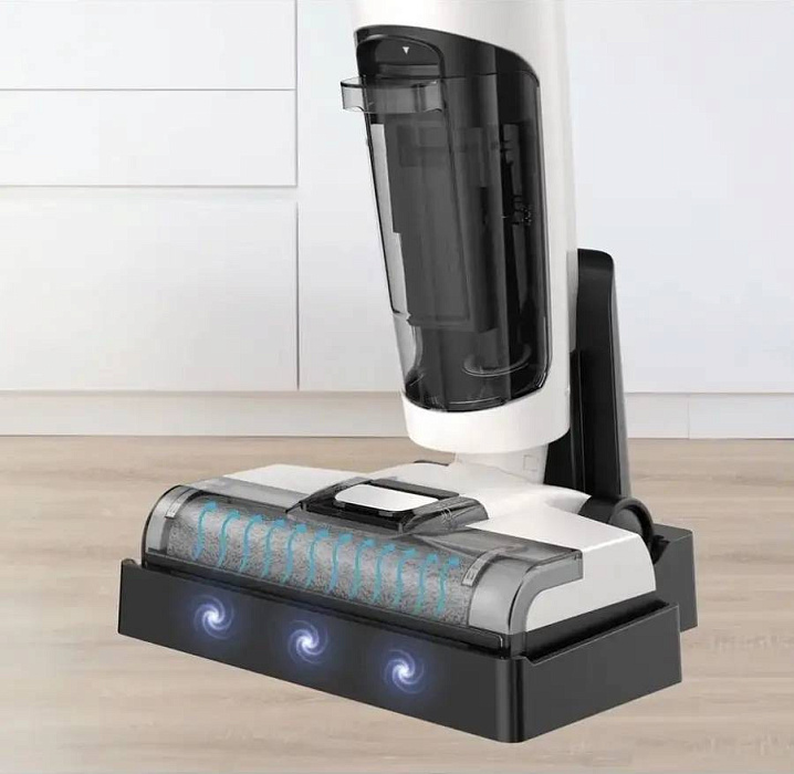 Пылесос вертикальный беспроводной для влажной и сухой уборки KaringBee M1 (White) купить в интернет-магазине icover