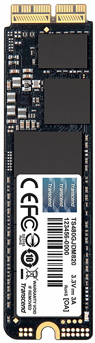 Твердотельный накопитель SSD Transcend JetDrive 820 480Gb для MacBook Pro/Air, Mac mini/Pro (TS480GJDM820) купить в интернет-магазине icover