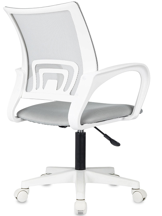 Кресло Domfy DK X-ROOM сетка/ткань/пластик (Light Grey/White) купить в интернет-магазине icover