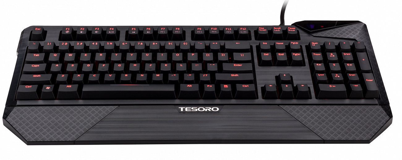 Tesoro Durandal TS-G1NL - игровая клавиатура (Black/Cherry MX Black) купить в интернет-магазине icover