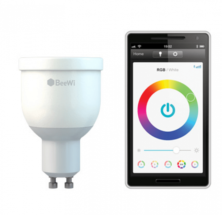 Управляемая лампа BeeWi Bluetooth Smart LED Color Bulb GU10 4W (BBL014A1) купить в интернет-магазине icover