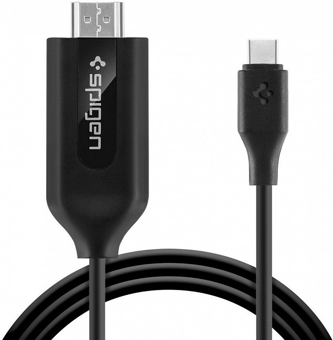 Кабель Spigen Essential C20CH USB-C to HDMI (Black) купить в интернет-магазине icover