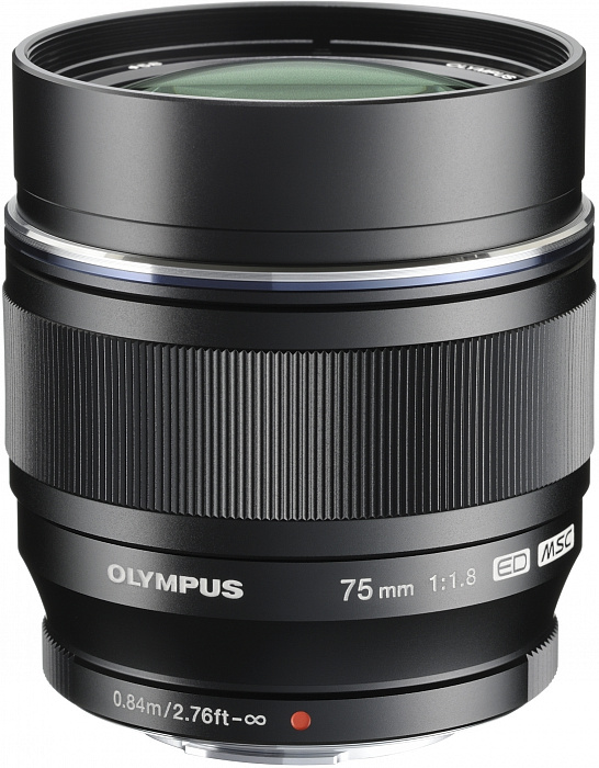 Olympus M.Zuiko Digital ED 75mm 1:1.8 (V311040BE000) - объектив для фотокамер OM-D & PEN (Black)  купить в интернет-магазине icover
