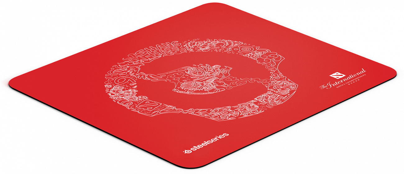 Коврик для мыши Steelseries QcK Large Dota 2 Edition (Red) купить в интернет-магазине icover