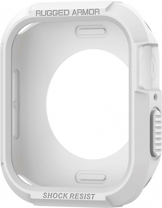 Чехол Spigen Rugged Armor (062CS24471) для Apple Watch SE/6/4 44mm (White) купить в интернет-магазине icover