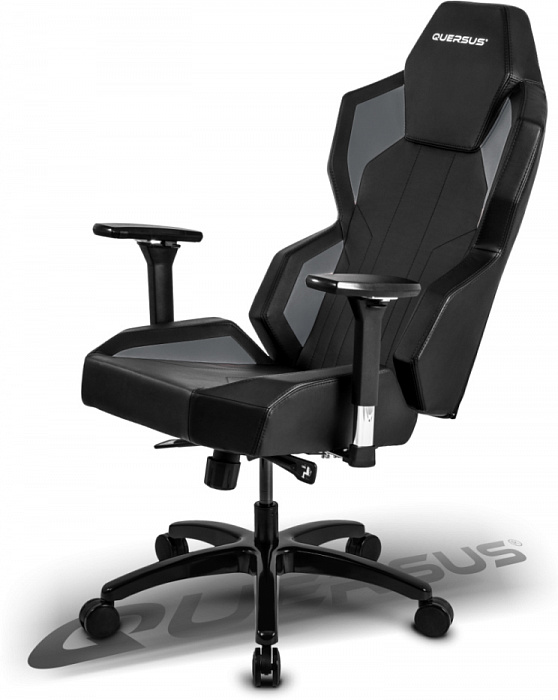 Игровое кресло Quersus Geos G702/XA (Black/Grey) купить в интернет-магазине icover