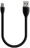 Кабель Satechi Flexible (ST-FCC10B) USB-A to USB-C 25 см (Black) купить в интернет-магазине icover