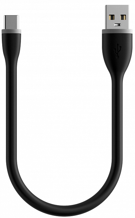 Кабель Satechi Flexible (ST-FCC10B) USB-A to USB-C 25 см (Black) купить в интернет-магазине icover