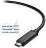 Кабель Belkin Thunderbolt 3 USB-C 2 м F2CD083DS2M-BLK (Black) купить в интернет-магазине icover