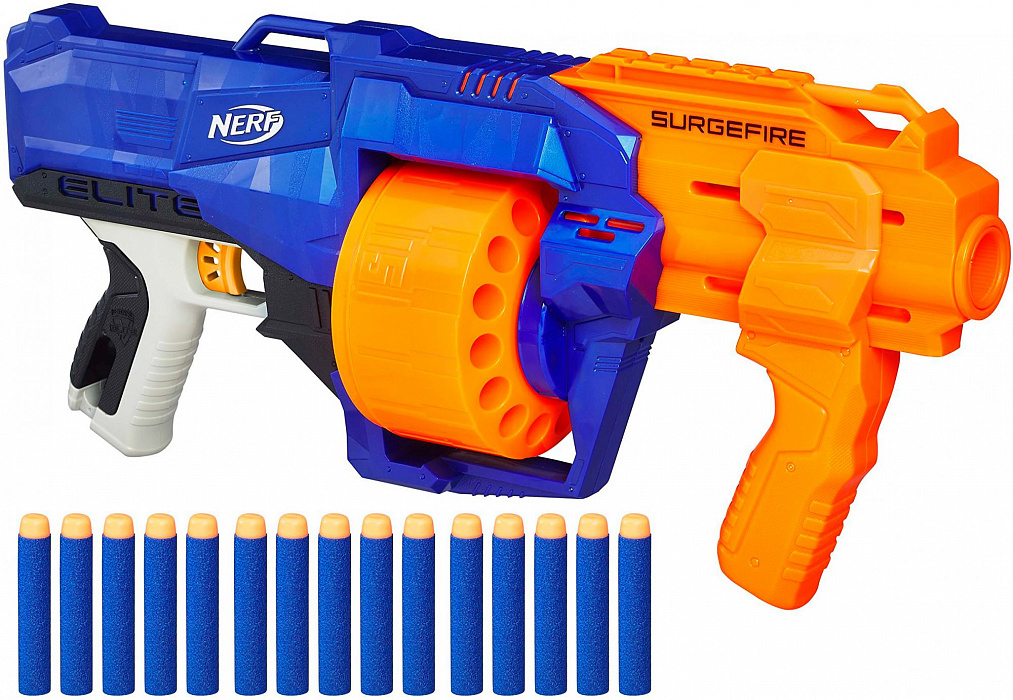 Бластер Hasbro Nerf N-Strike Elite SurgeFire (E0011) купить в интернет-магазине icover