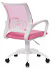 Офисное кресло Бюрократ CH-W695NLT/PK/TW-13A (Pink/White) купить в интернет-магазине icover