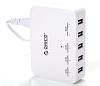 Зарядное устройство Orico DCAP-5S (White) купить в интернет-магазине icover