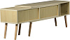 Тумба под ТВ Ridberg HOFLAND раздвижная 120/198 x 30 x 42 см (White) купить в интернет-магазине icover