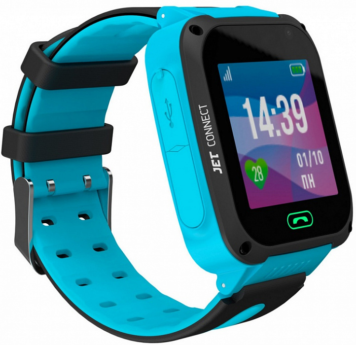 Детские умные часы Jet Kid Connect (Blue) купить в интернет-магазине icover