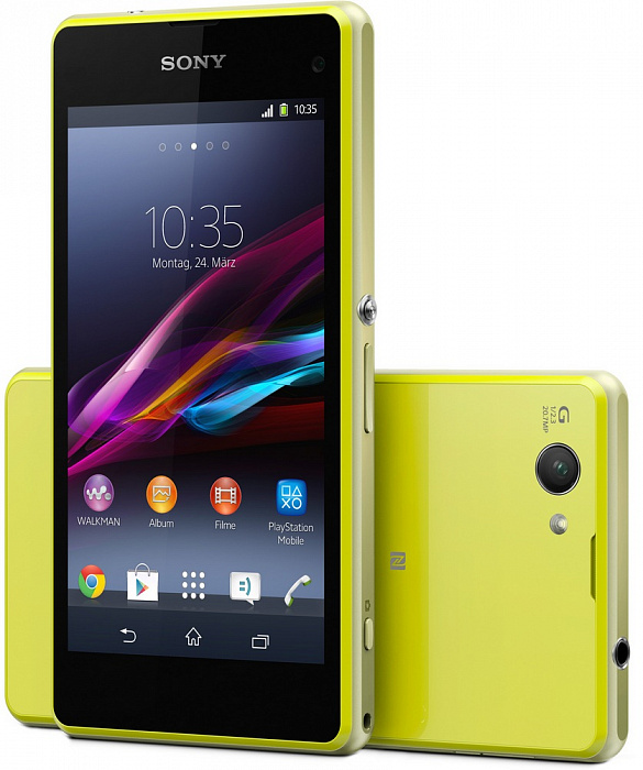Смартфон Sony Xperia Z1 Compact 1291-0817 (Lime) купить в интернет-магазине icover