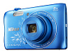 Фотоаппарат Nikon Coolpix S3700 (Blue Lineart) купить в интернет-магазине icover