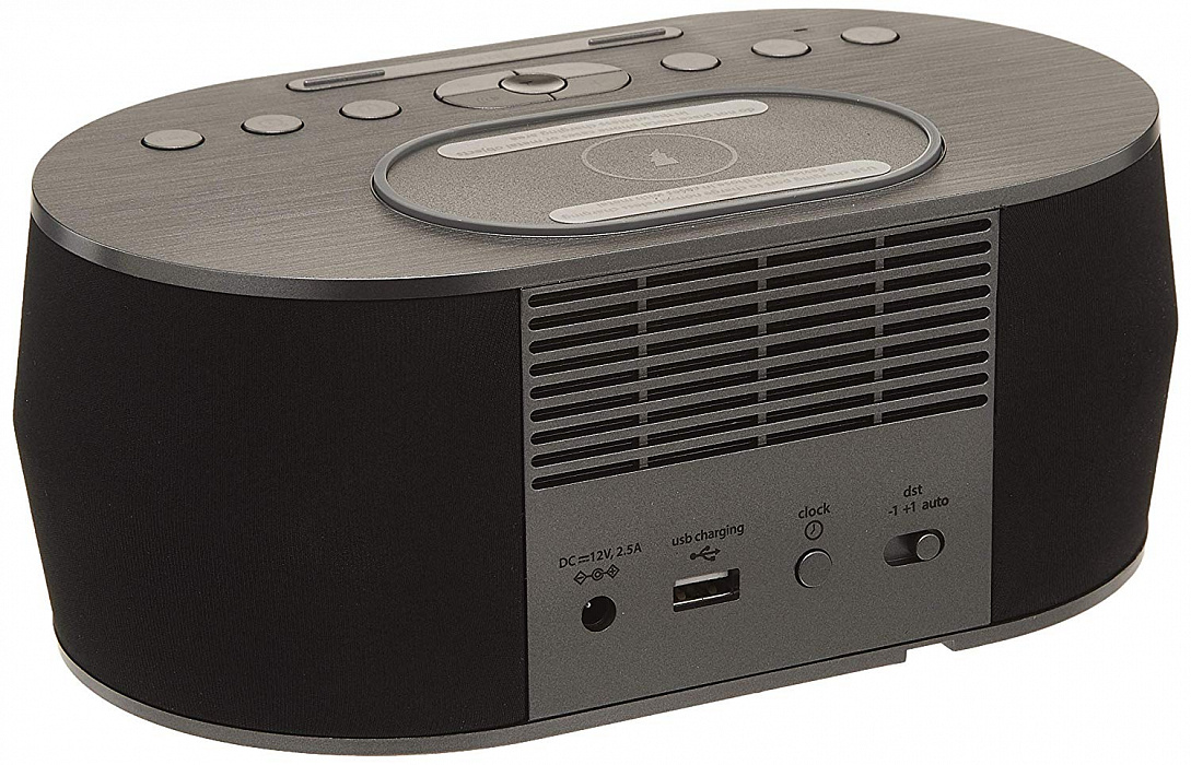 Акустическая система iHome iBTW38 c беспроводной зарядкой (Black) купить в интернет-магазине icover