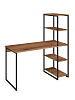 Стол-стеллаж лофт RIDBERG MEMPHIS (Dark Oak/Black) купить в интернет-магазине icover