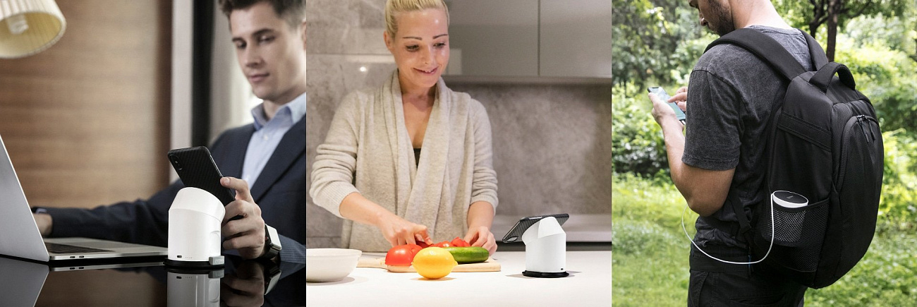 Беспроводное зарядное устройство Pitaka MagDock Pro (White) купить в интернет-магазине icover